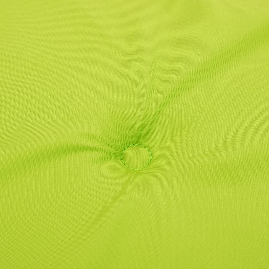 vidaXL Cuscini per Sedia 6 pz Verde Brillante 50x50x3cm Tessuto Oxford