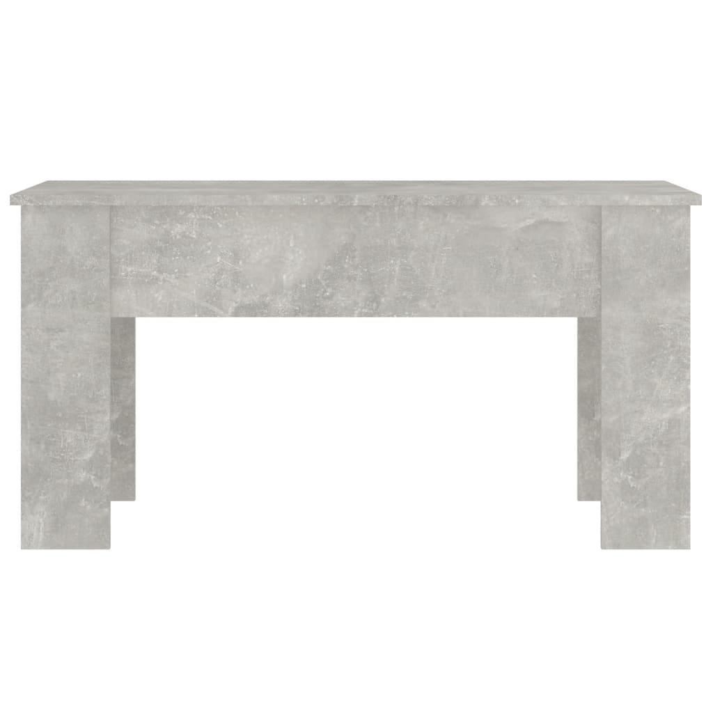 vidaXL Tavolino Salotto Grigio Cemento 101x49x52 cm Legno Multistrato