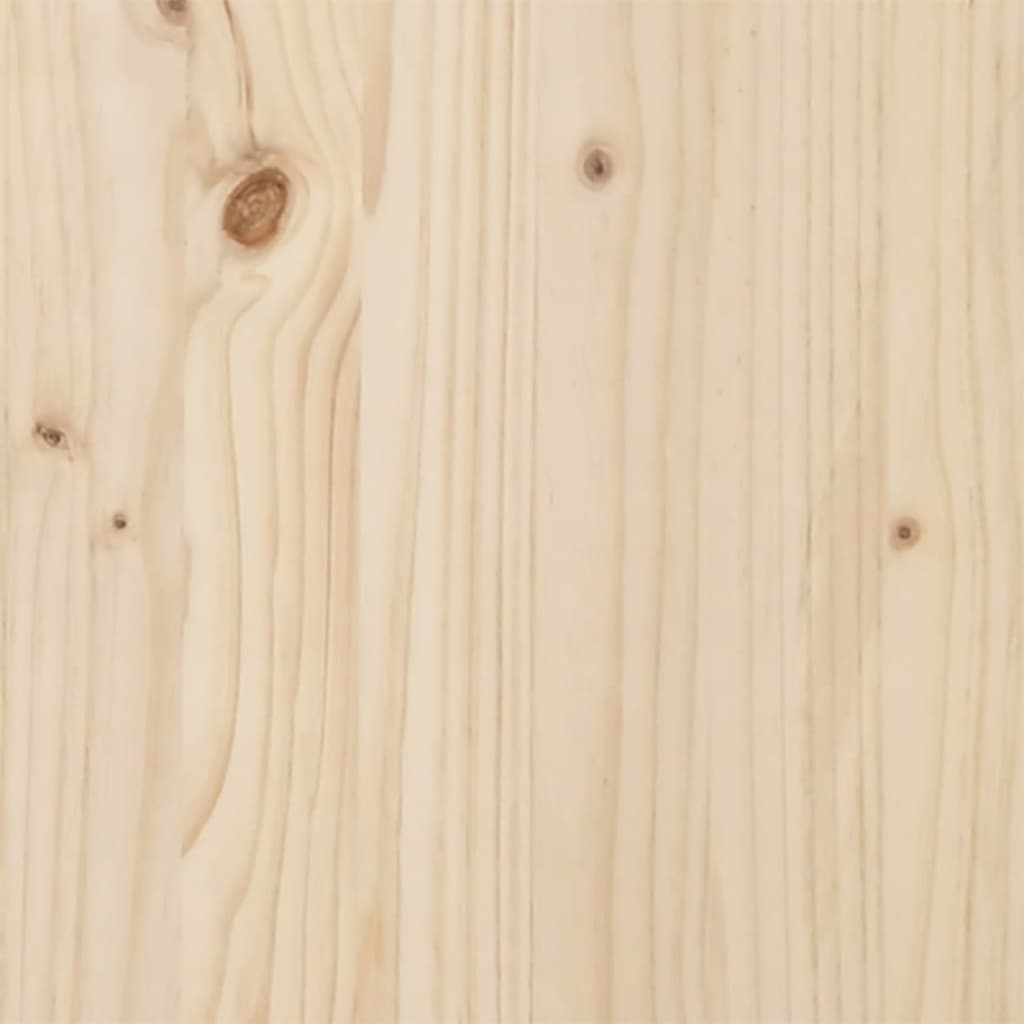vidaXL Poggiapiedi da Giardino 62x63,5x53,5 cm Legno Massello di Pino