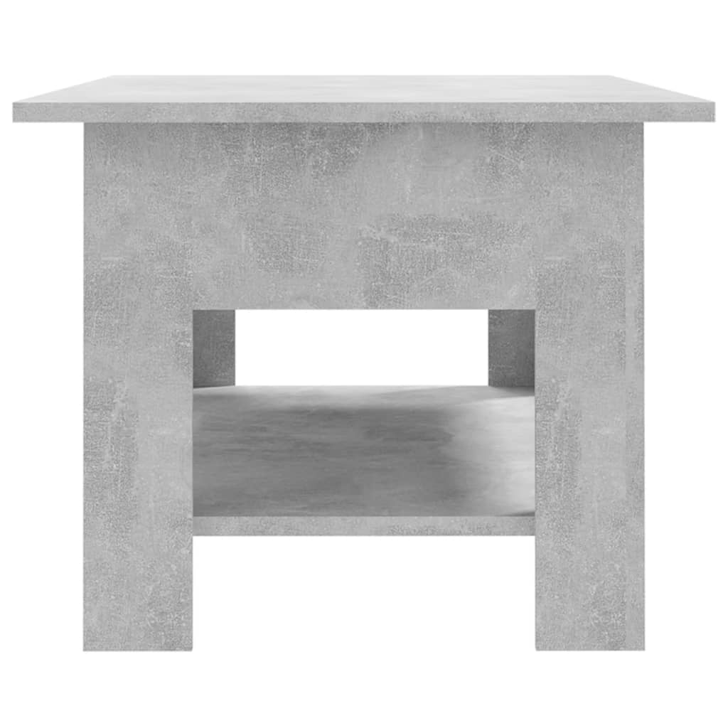 vidaXL Tavolino da Salotto Grigio Cemento 102x55x42 cm in Truciolato