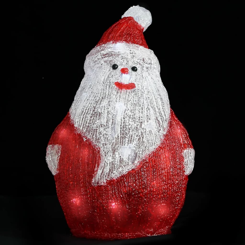 vidaXL Babbo Natale LED in Acrilico per Interno ed Esterno 28 cm
