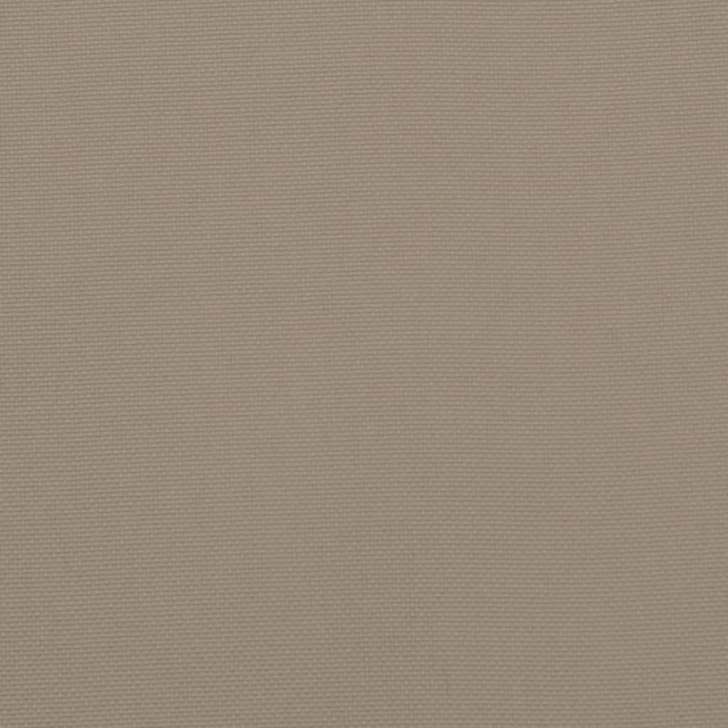 vidaXL Cuscini per Pallet 2 pz Tortora 50x50x7 cm Tessuto Oxford