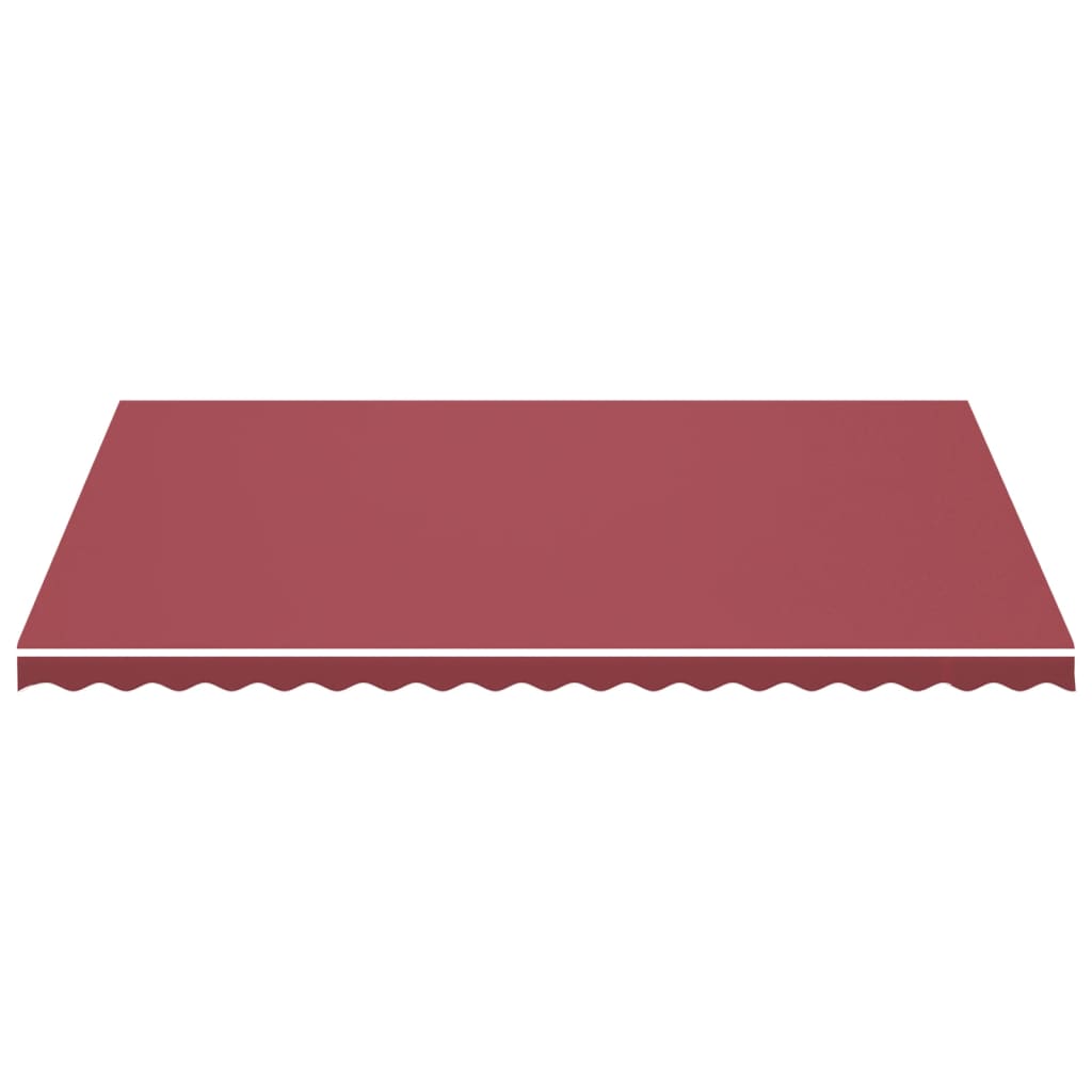 vidaXL Tessuto di Ricambio per Tenda da Sole Rosso Borgogna 5x3,5 m