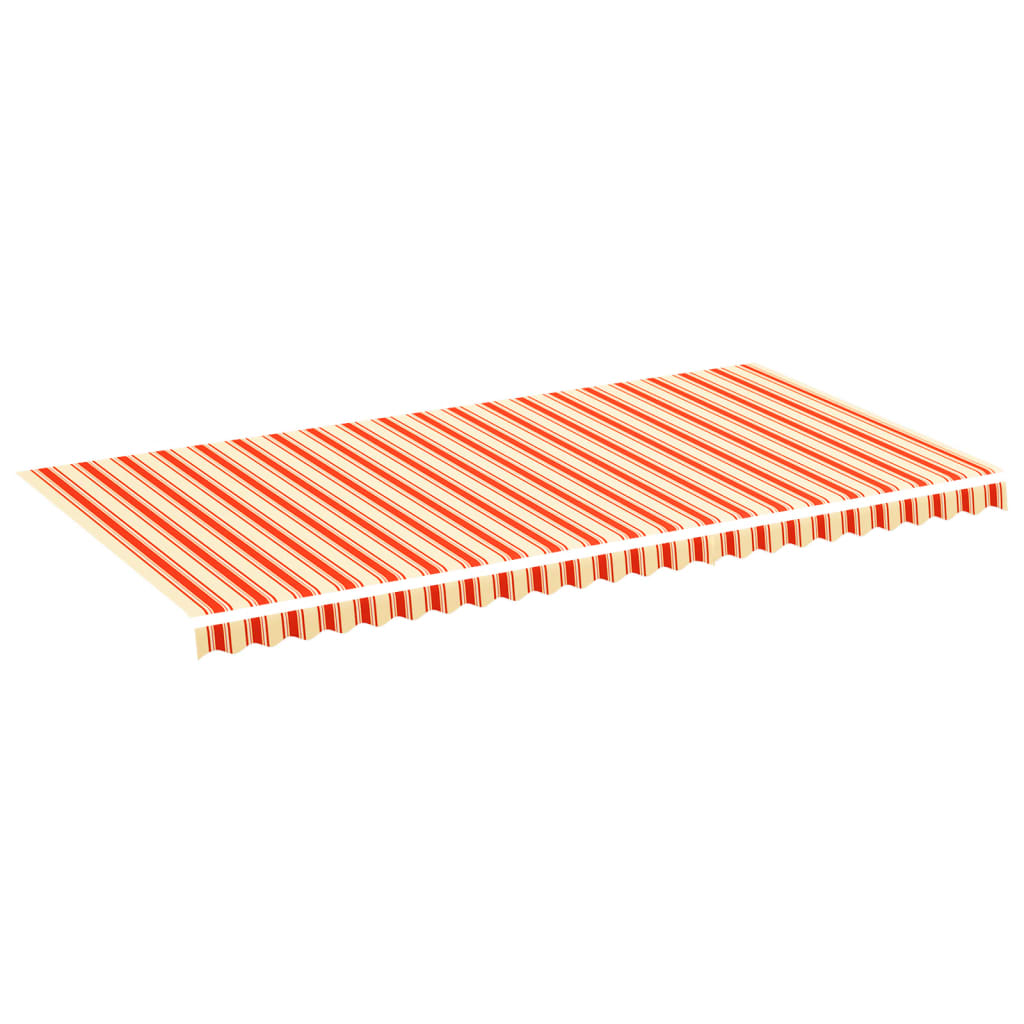 vidaXL Tessuto di Ricambio per Tenda da Sole Giallo e Arancio 6x3 m