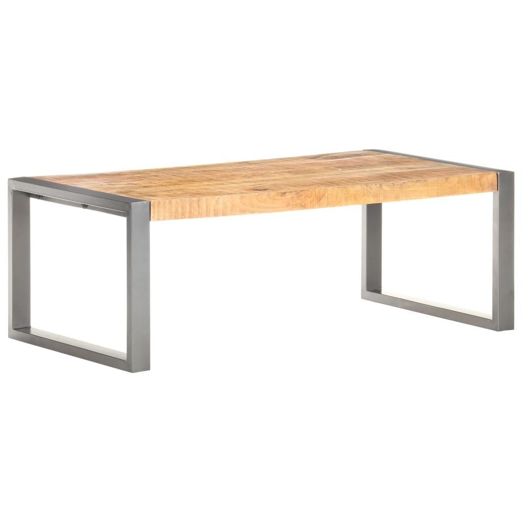 vidaXL Tavolino da Salotto 110x60x40 cm in Legno di Mango Grezzo