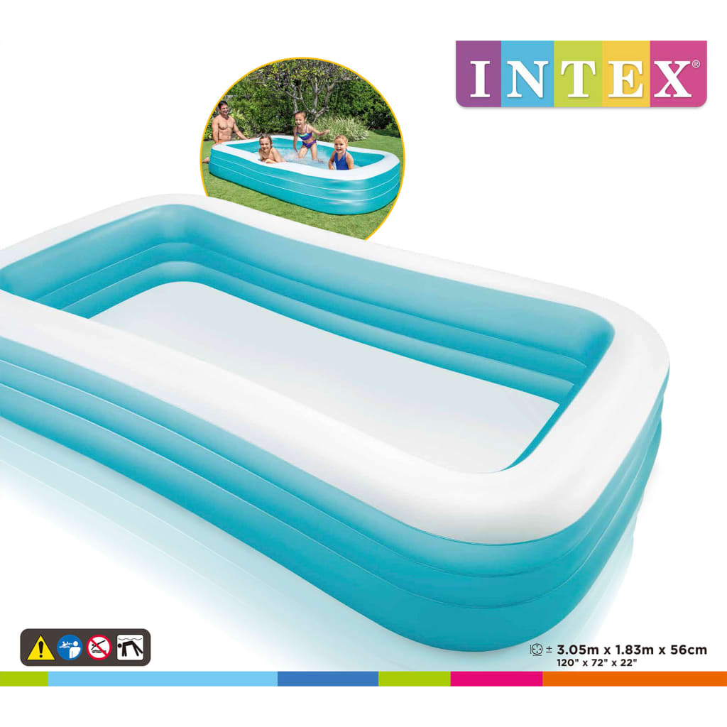Intex Piscina Swim Center Family 305x183x56 cm