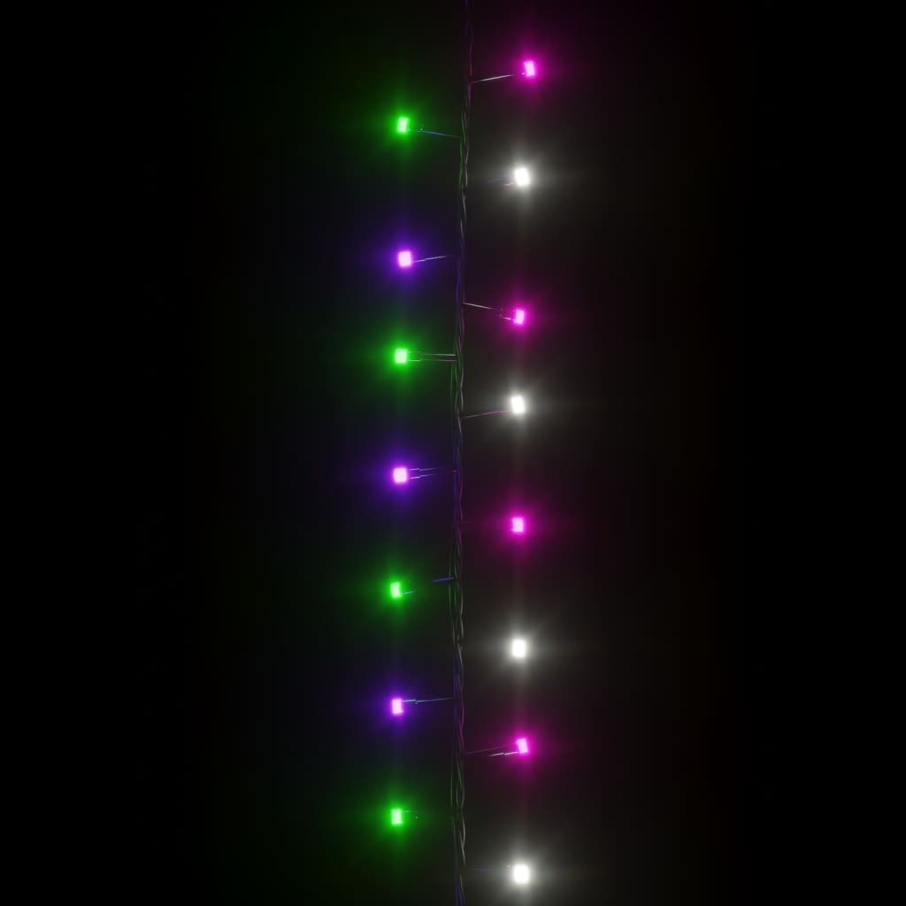 vidaXL Stringa LED Compatta con 400 LED Pastello Multicolore 13 m PVC