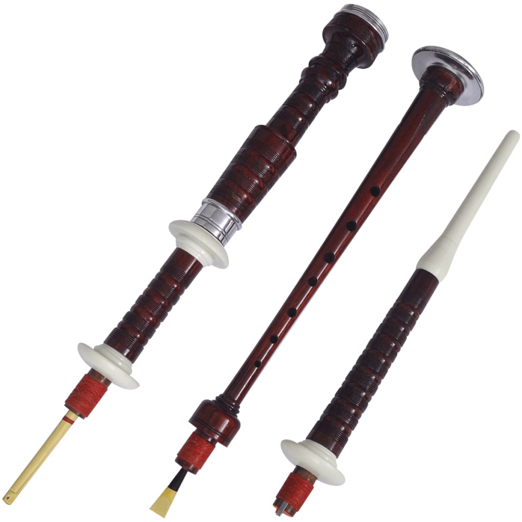 Cornamusa Scozzese Tidyard Highland - Set Completo In Tartan Stewart Rosso Per Principianti - Foto 6