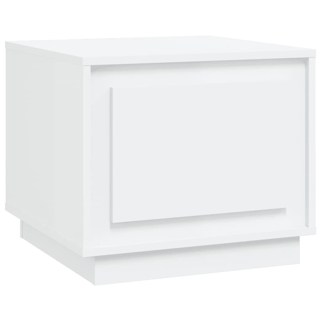 vidaXL Tavolino da Salotto Bianco 51x50x44 cm in Legno Multistrato