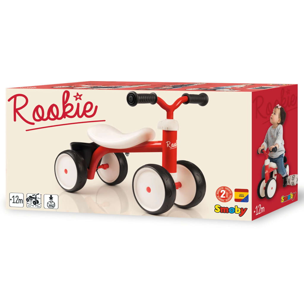 Smoby Bicicletta Cavalcabile Rookie Rossa