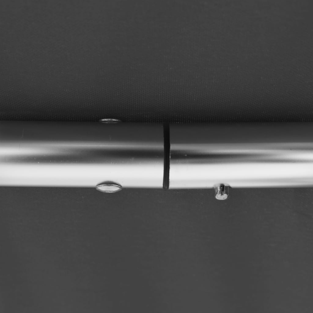 vidaXL Bimini di Prua con Tendalino a 4 Archi Antracite 243x180x137 cm