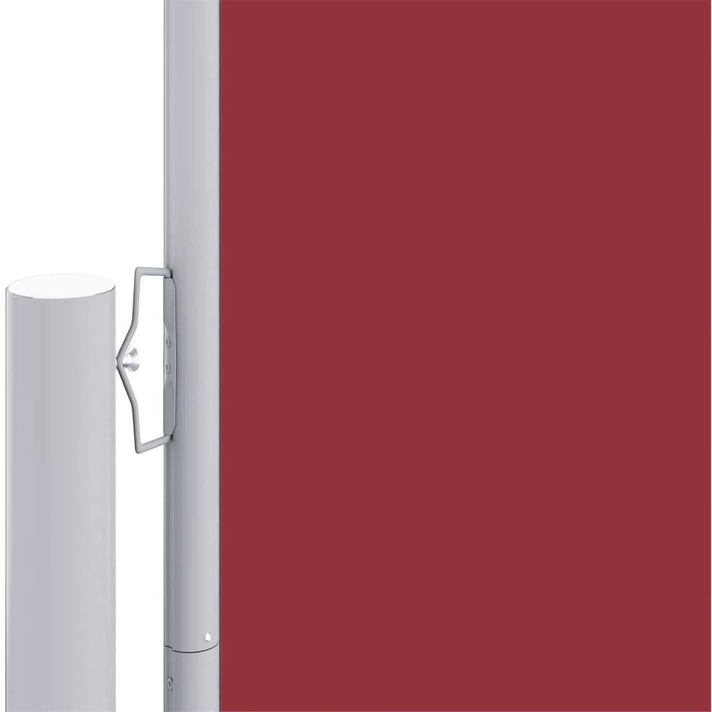 vidaXL Tenda da Sole Laterale Retrattile Rossa 180x1200 cm