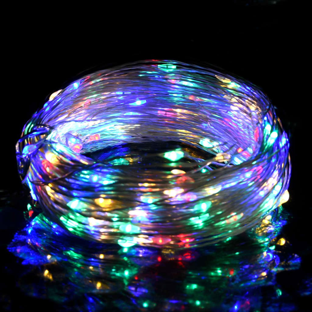 vidaXL Stringa LED con 300 Luci LED Multicolore 30 m