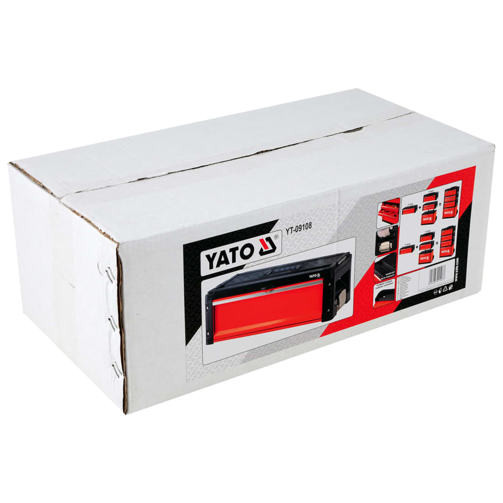 YATO Cassetta degli Attrezzi con 1 Cassetto 49,5x25,2x18 cm