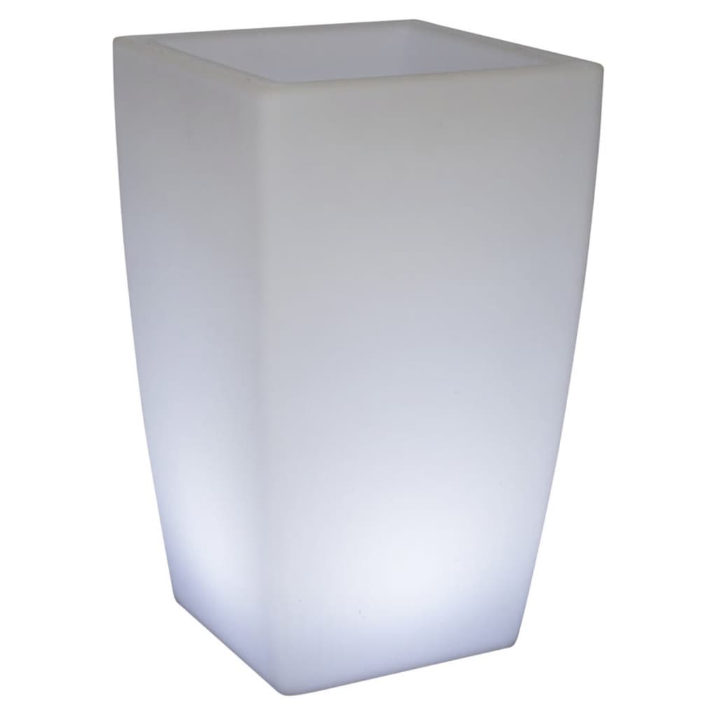 Eurotrail Lampada LED Ricaricabile/Vaso di Fiori Rotondo 50 cm