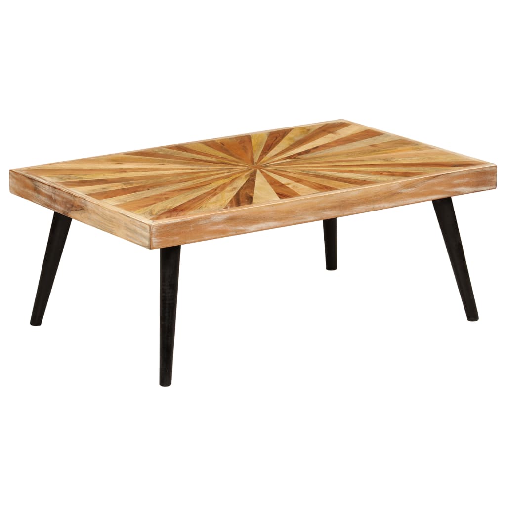 vidaXL Tavolino da Salotto in Legno Massello di Mango 90x55x36 cm