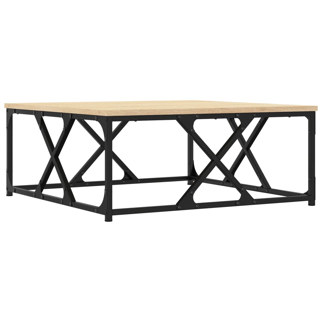 vidaXL Tavolino da Salotto Rovere Sonoma 70x70x30 cm Legno Multistrato