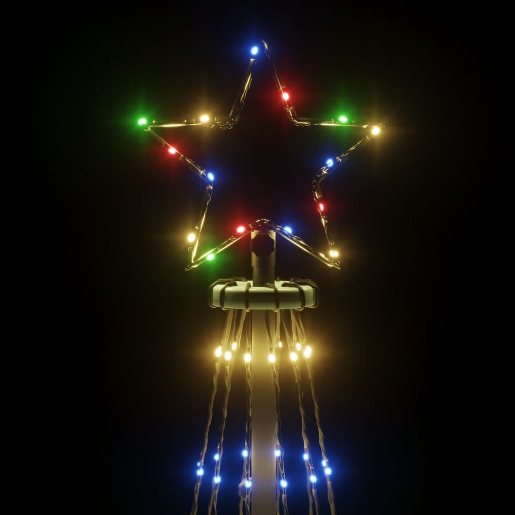 vidaXL Albero di Natale a Cono Colorato 1134 LED 230x800 cm