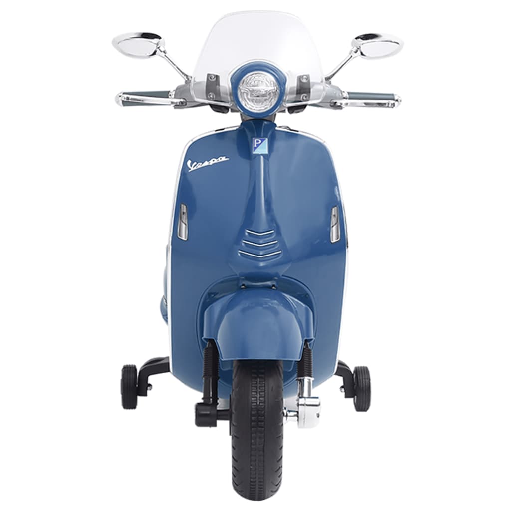 vidaXL Motocicletta Elettrica per Bambini Vespa GTS300 Blu
