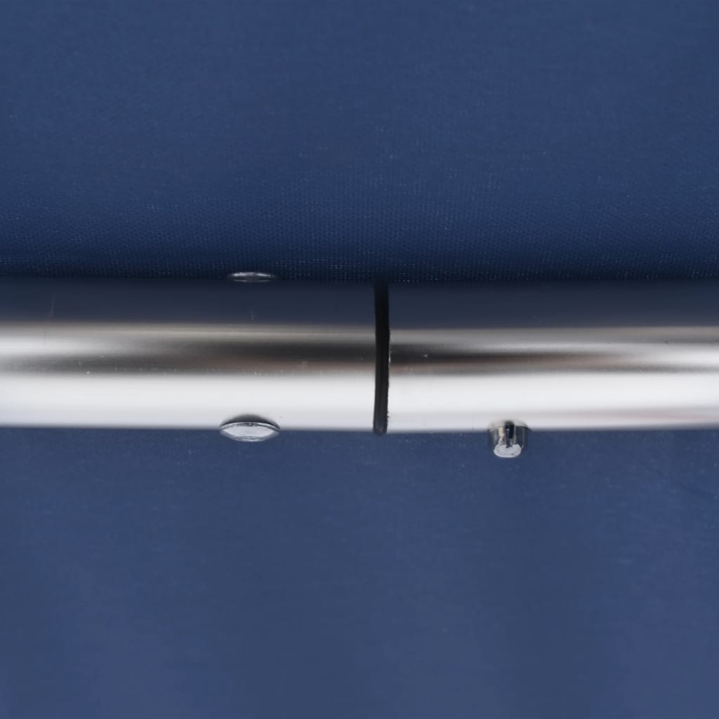 vidaXL Bimini di Prua con Tendalino a 4 Archi Blu 243x196x137 cm
