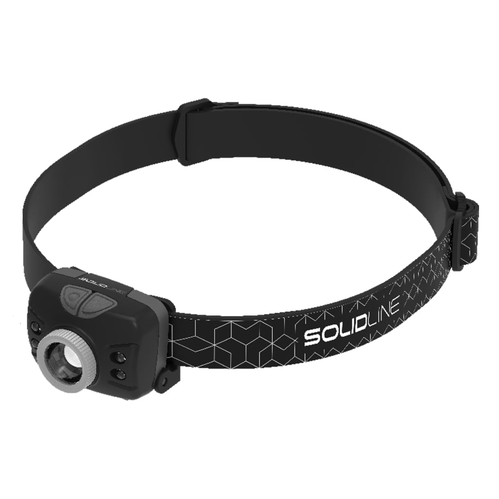 SOLIDLINE Lampada Frontale a LED SH5 400 lm Luce Rossa