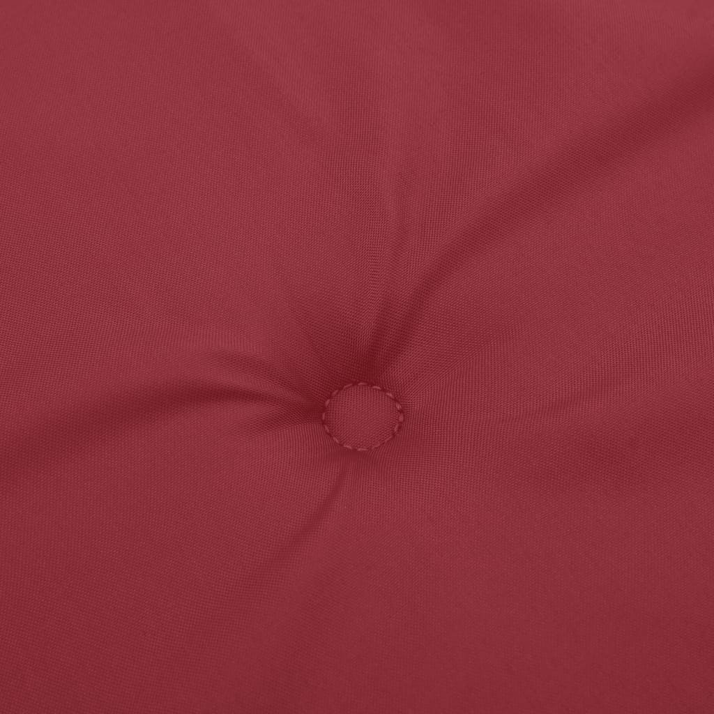 vidaXL Cuscino per Panca Rosso Vino 100x50x3 cm in Tessuto Oxford