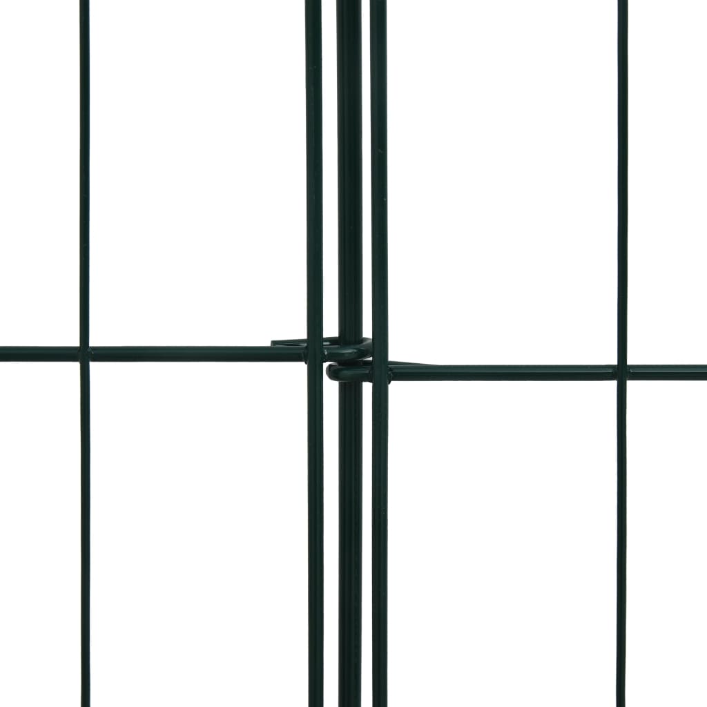 vidaXL Set Recinzione da Giardino 115x79 cm Verde