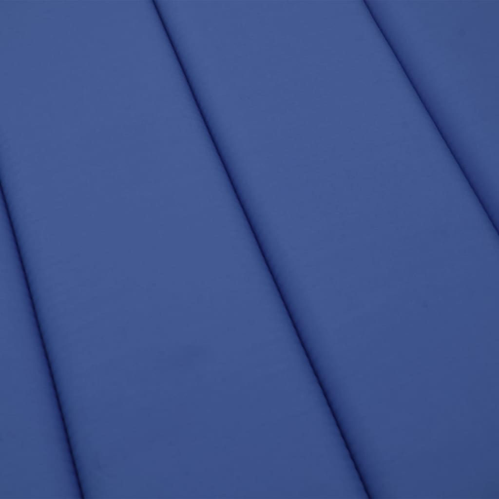 vidaXL Cuscino per Lettino Blu Reale 200x50x3 cm in Tessuto Oxford
