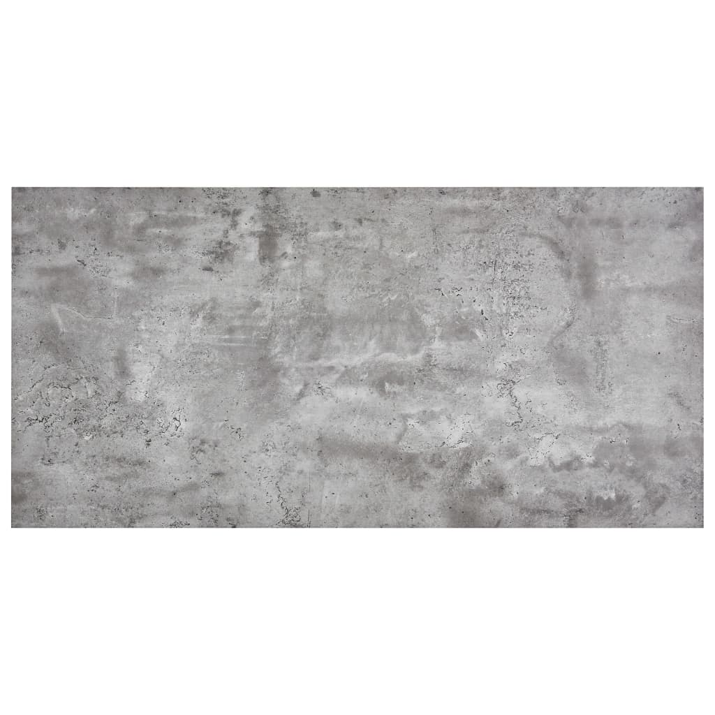 vidaXL Tavolo da Pranzo Cemento e Argento 120x60x74 cm in MDF