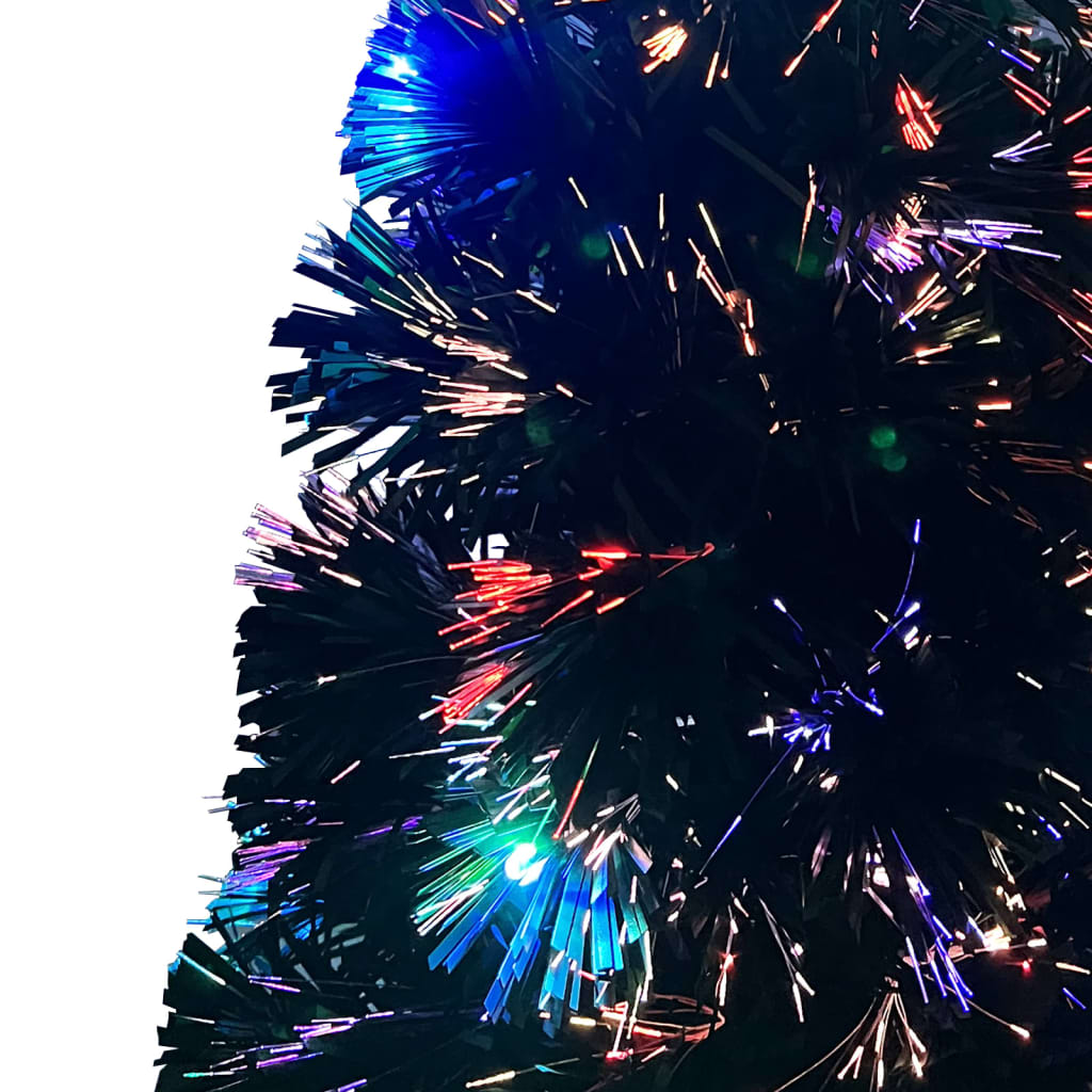 vidaXL Albero di Natale Preilluminato con Supporto 150 cm Fibra Ottica