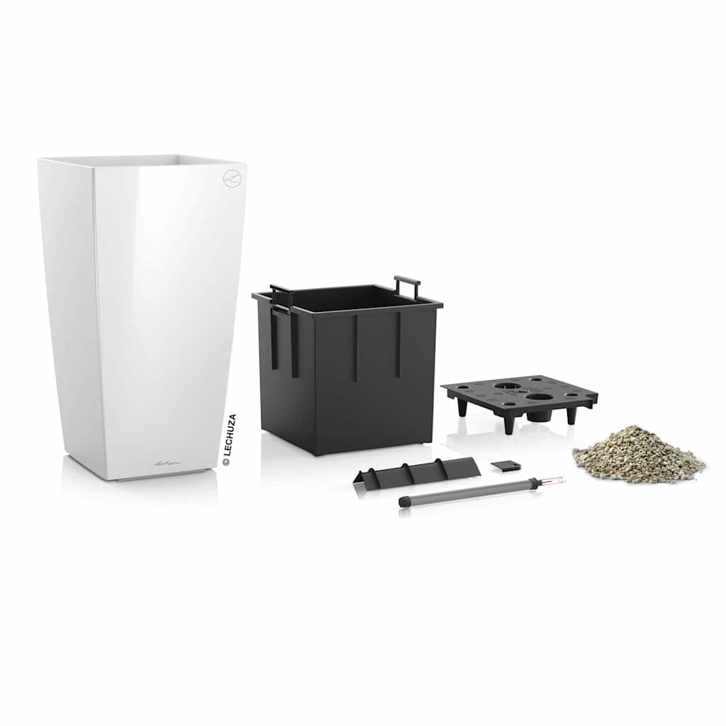 LECHUZA Kit Da Parete LECHUZA CUBE Verde Lucido Antracite Lucido 13524 - 6
