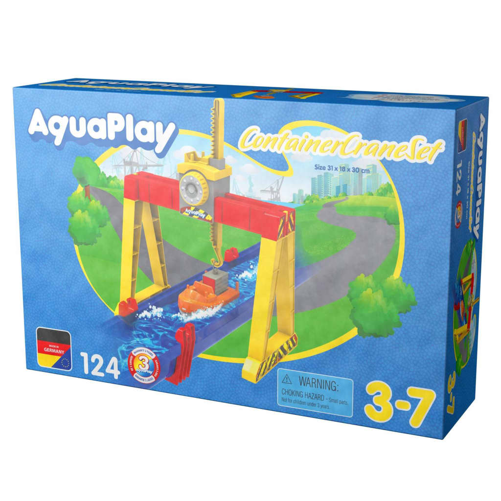 AquaPlay Set di Gru per Contenitori per Giochi d'Acqua all'Aperto