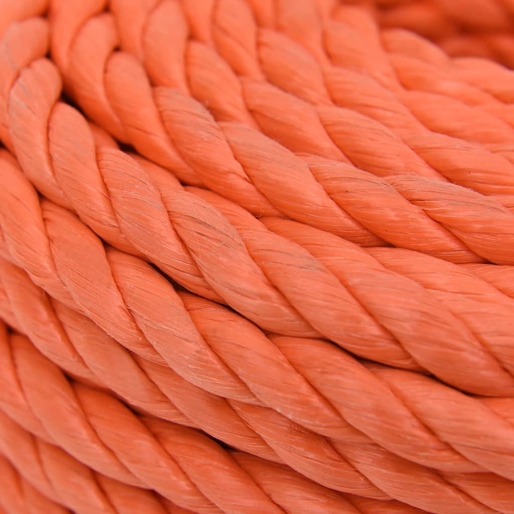 vidaXL Corda da Lavoro Arancione 10 mm 25 m in Polipropilene