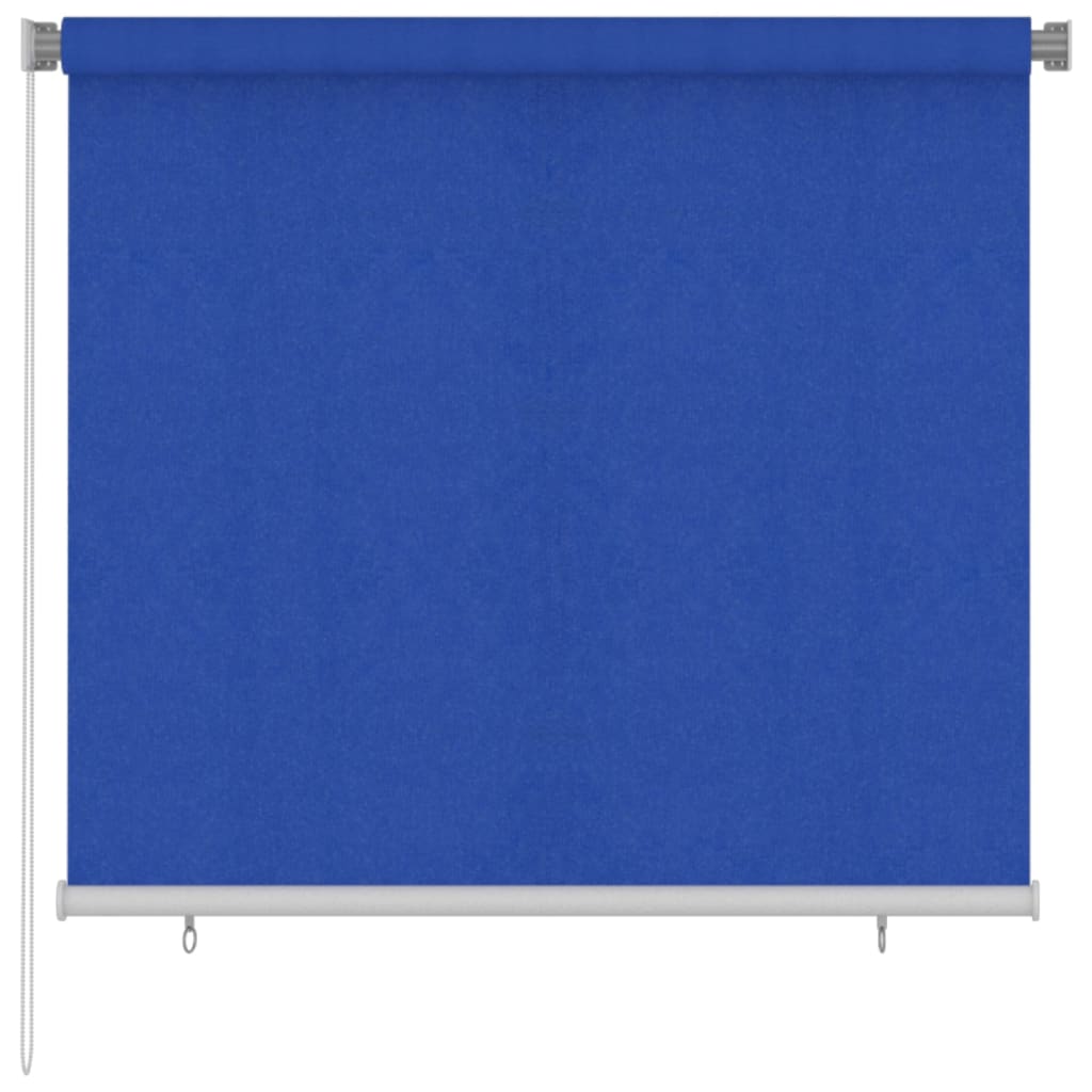 vidaXL Tenda a Rullo per Esterni 160x140 cm Blu HDPE