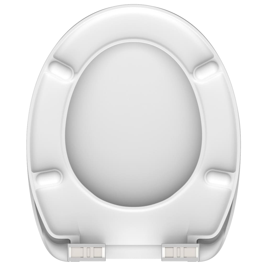 SCHÜTTE Tavoletta WC in Duroplast con Chiusura Ammortizzata WHITE