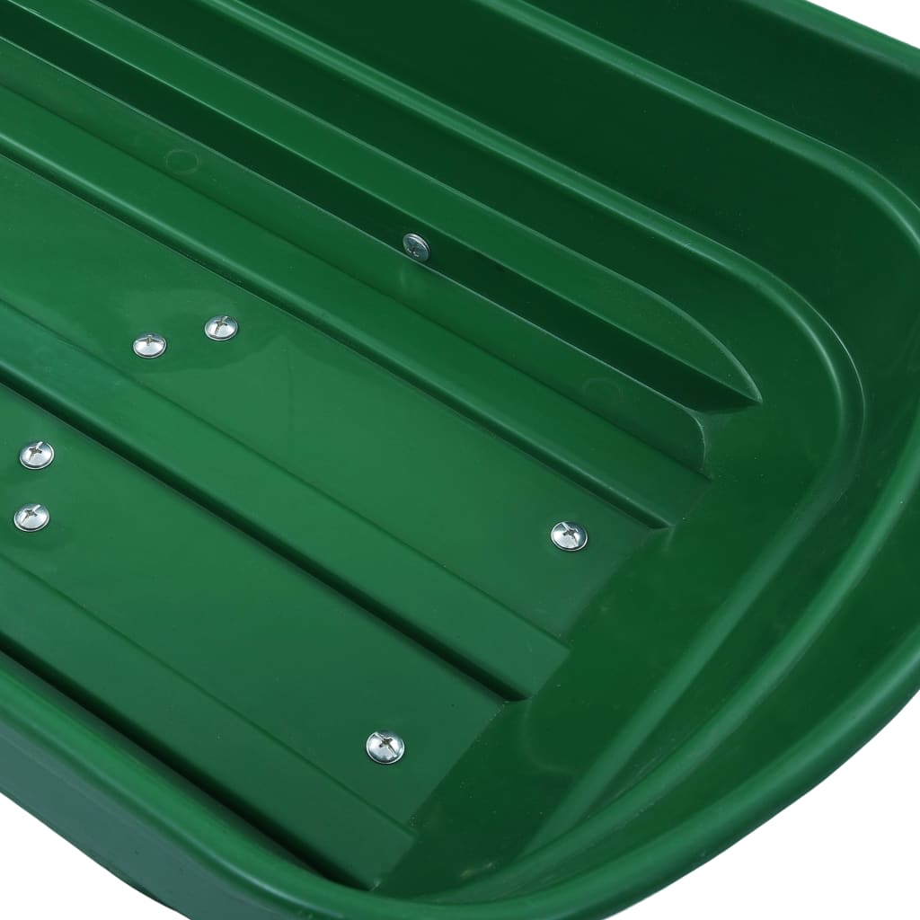 vidaXL Carrello Manuale Ribaltabile da Giardino 300 kg 75 L Verde