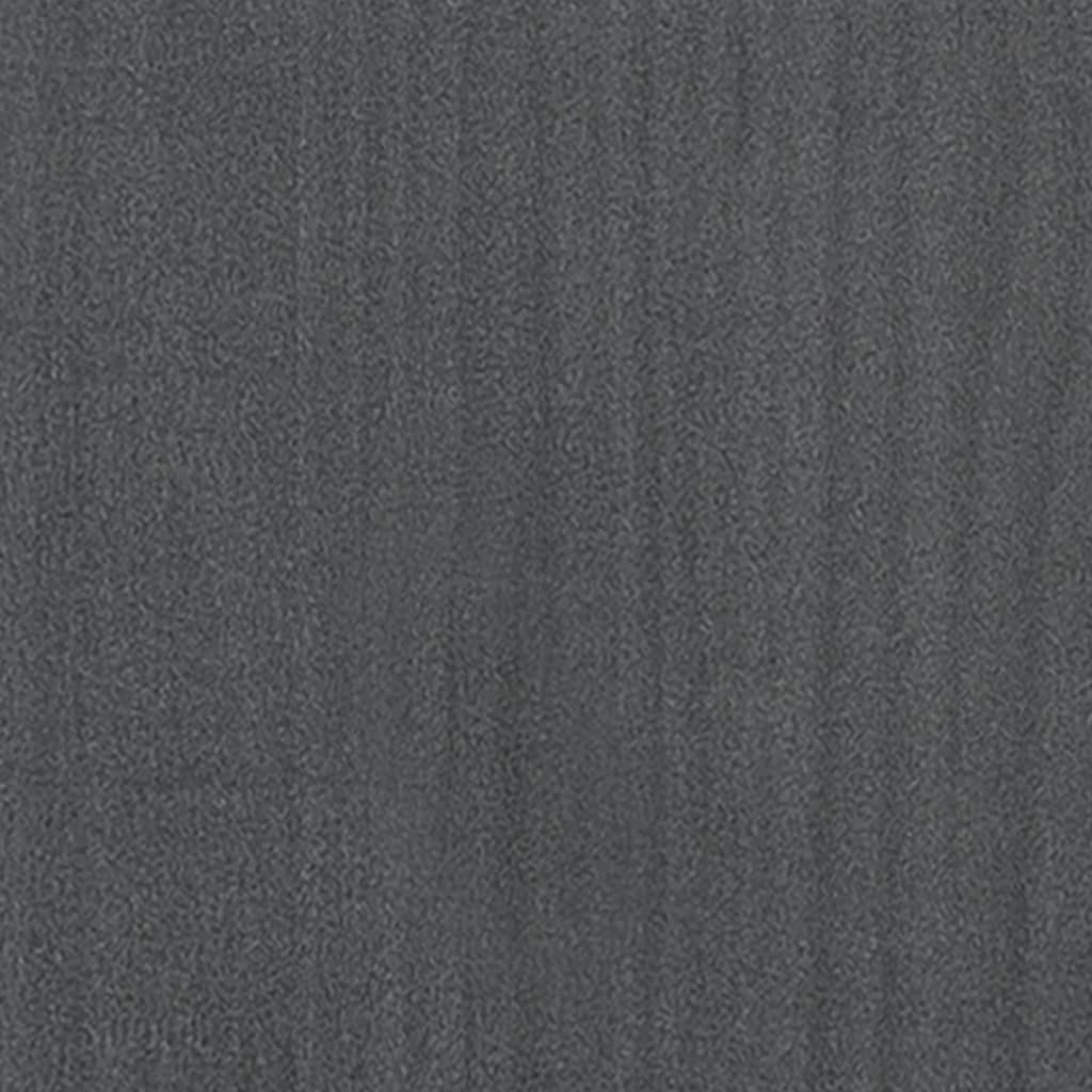 vidaXL Fioriera da Giardino Grigia 60x60x60 cm Legno Massello di Pino