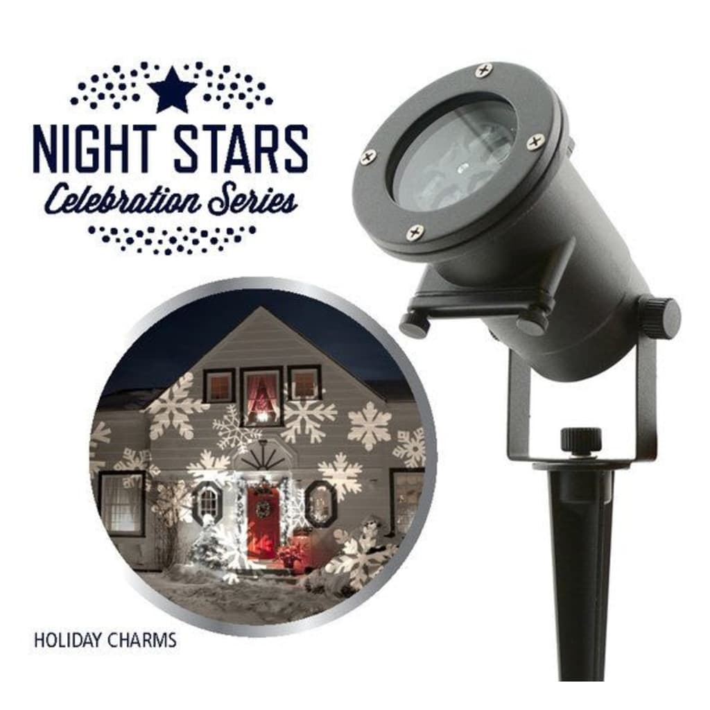 Night Stars Luce LED Holiday Charms 6 Motivi 12 W NIS004