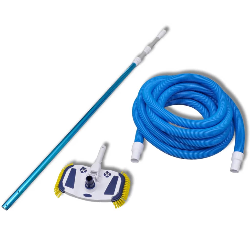 Vacuum per pulire la piscina con palo telescopico e tubo flessibile