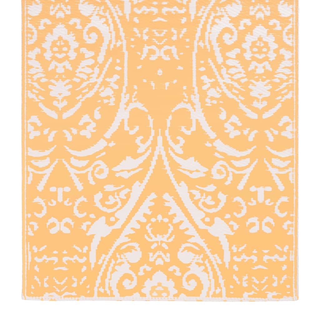 vidaXL Tappeto da Esterni Arancione e Bianco 80x150 cm in PP