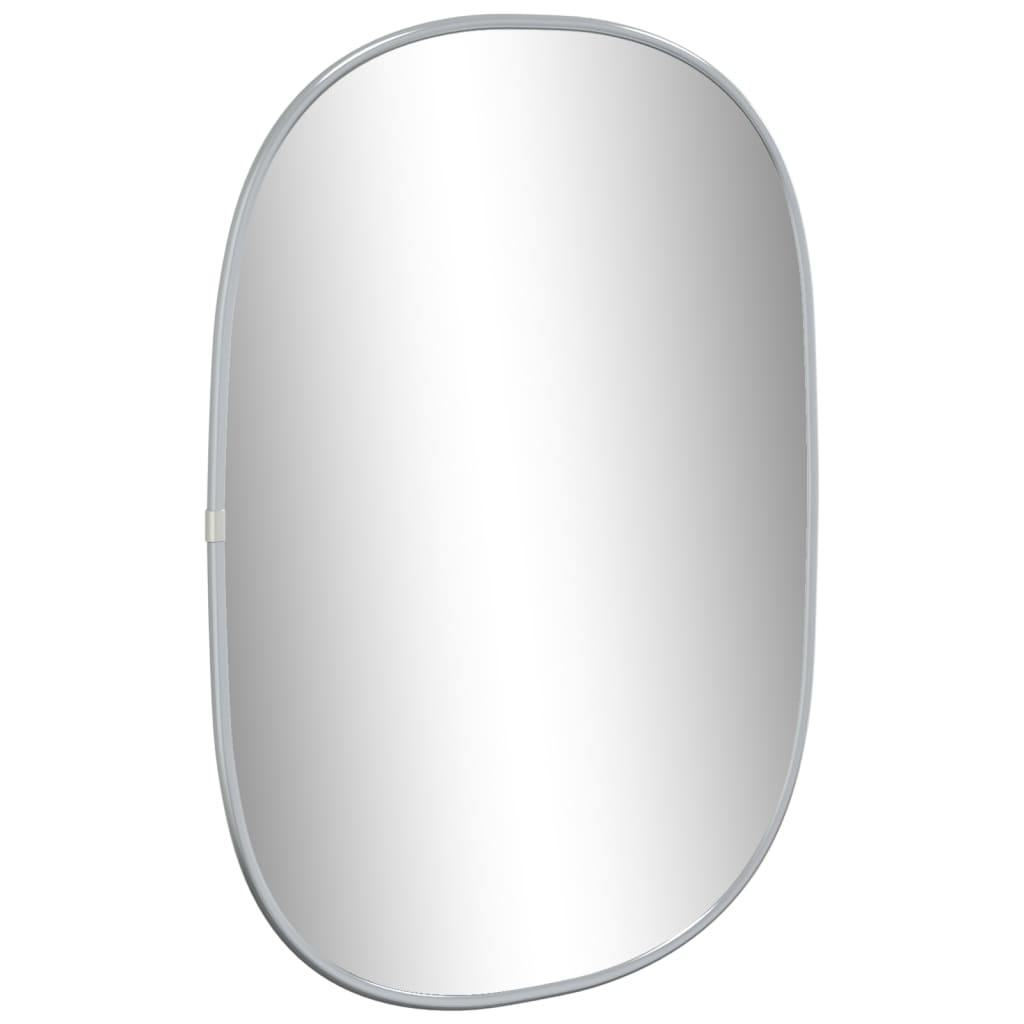vidaXL Specchio da Parete Argento 50x35 cm