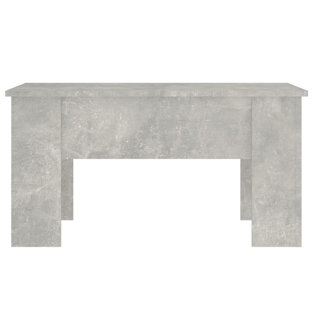 vidaXL Tavolino da Salotto Grigio Cemento 79x49x41cm Legno Multistrato