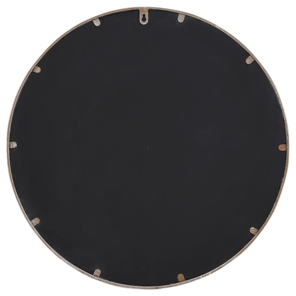 vidaXL Specchio da Giardino Sabbia 60x4 cm in Ferro Rotondo da Esterno