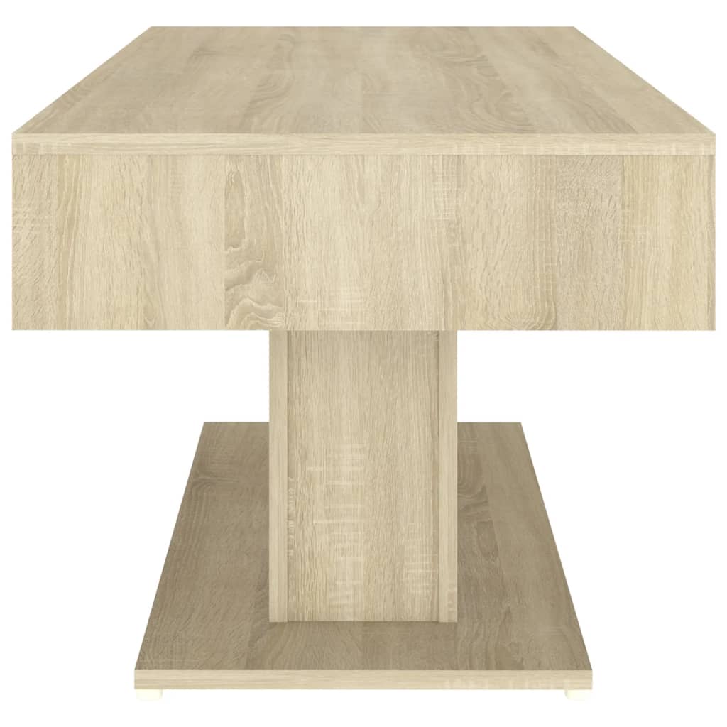 vidaXL Tavolino da Salotto Rovere Sonoma 96x50x45cm Legno Multistrato