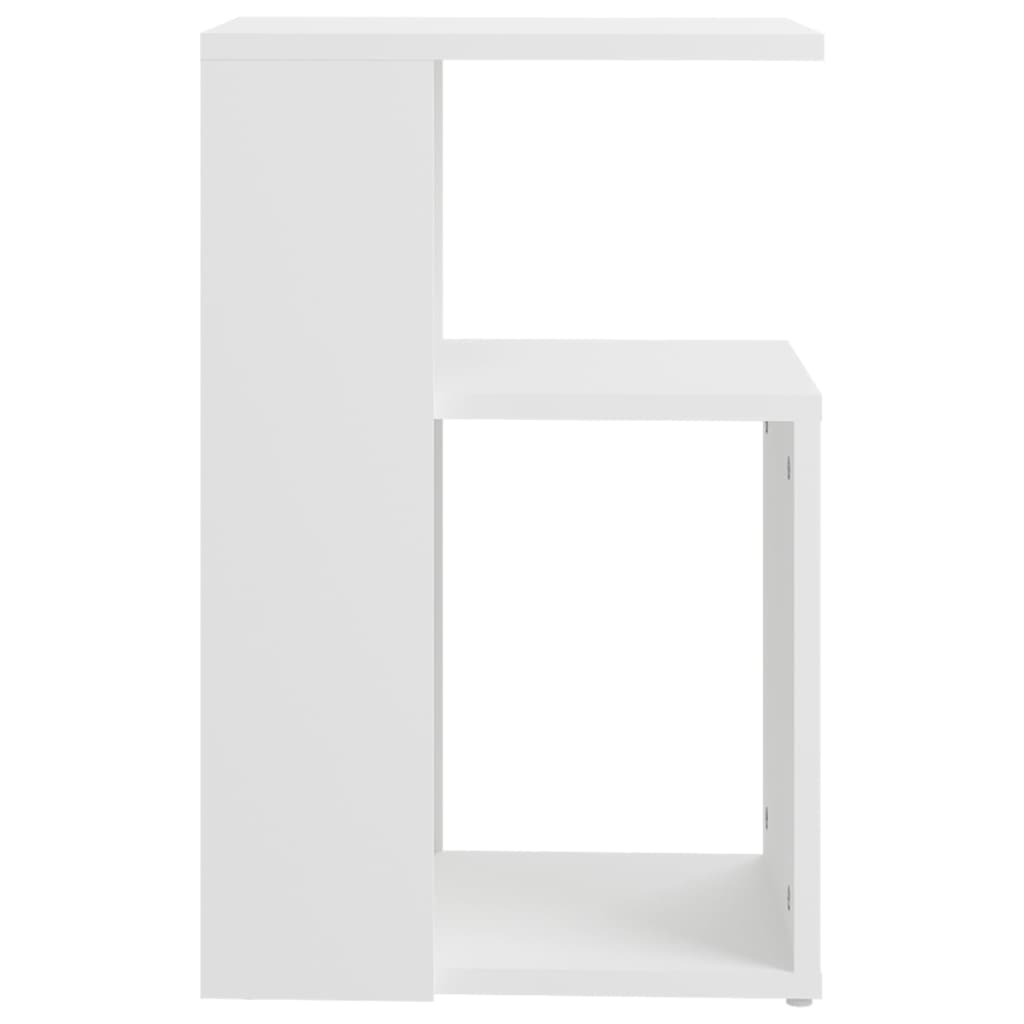 vidaXL Tavolino da Salotto Bianco 36x30x56 cm in Legno Multistrato