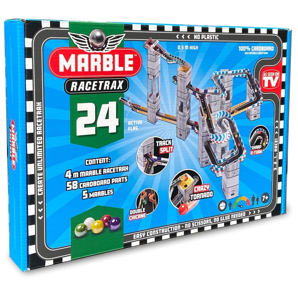 Marble Racetrax Set Starter 24 Fogli 4 m