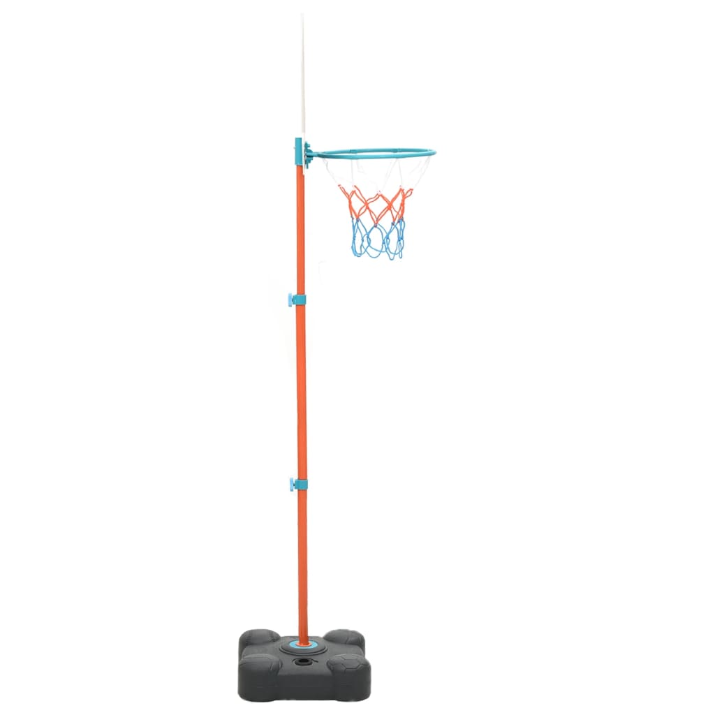 vidaXL Set Gioco da Basket Portatile Regolabile 109-141 cm