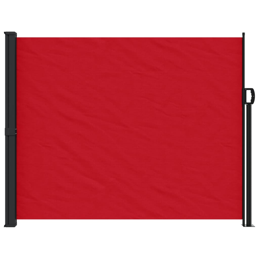 vidaXL Tenda da Sole Laterale Retrattile Rossa 160x600 cm