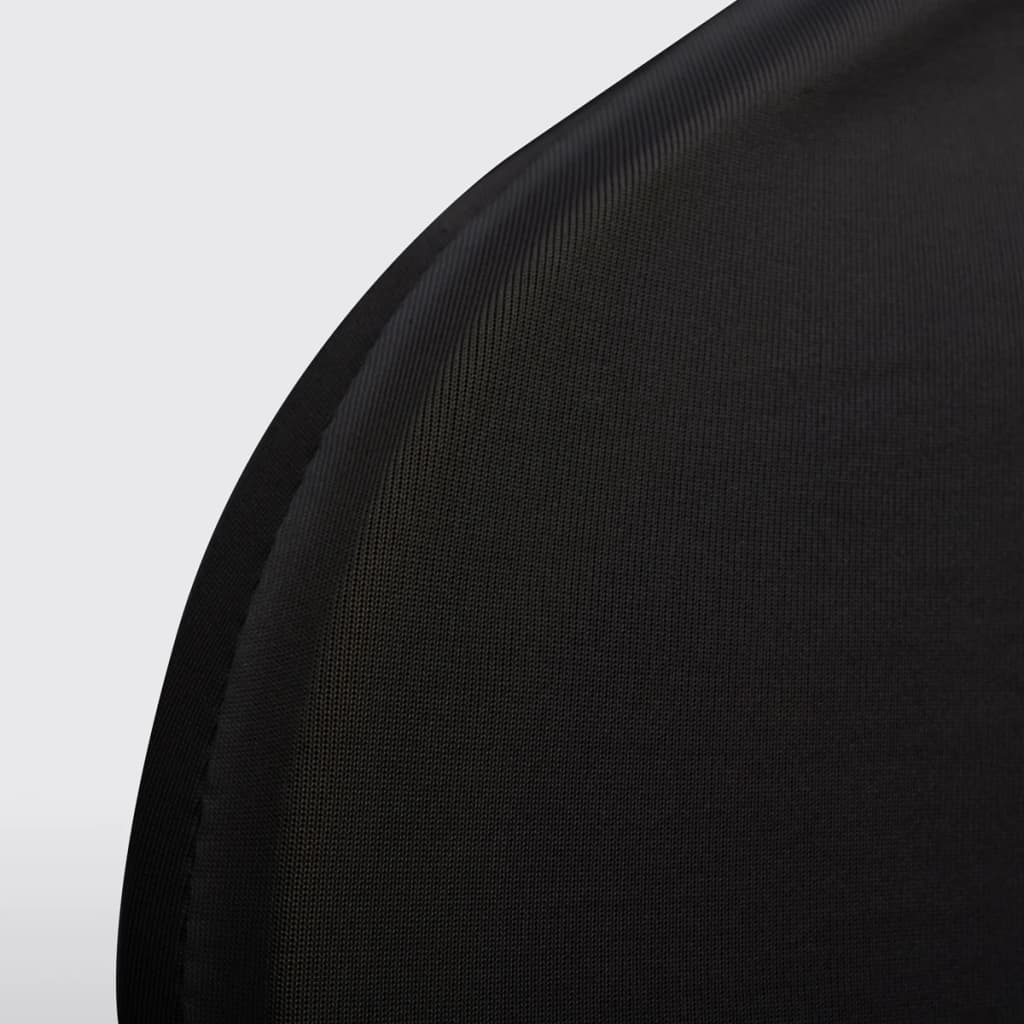 Coprisedia dritto ed elastico 4 pezzi antracite DEC022374