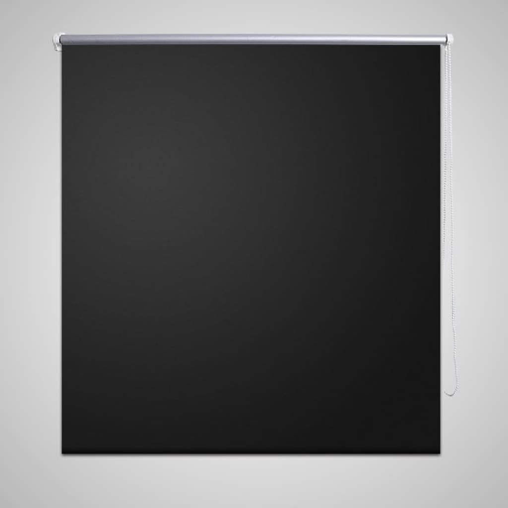 vidaXL Tenda a Rullo Oscurante 100 x 175 cm Nera